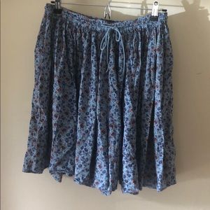 Floral Skirt Shorts